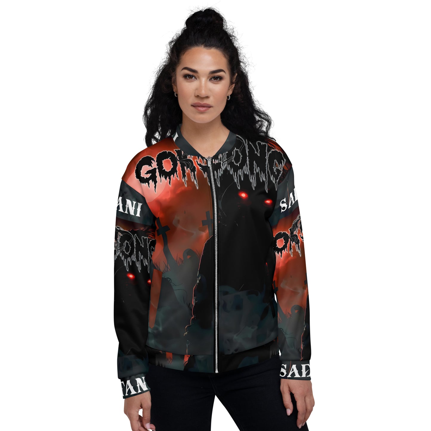 Gokseong Unisex Bomber Jacket - Free Delivery! Rock / Metal / Alternative - Alternative Apparel and Merch Only from Phase B Records.