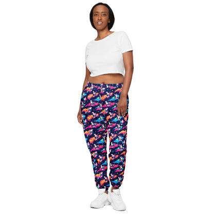 Bunnies in Space Unisex track pants