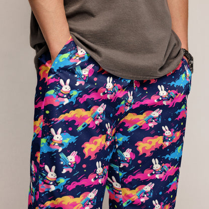 Bunnies in Space Unisex track pants