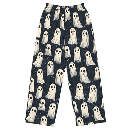 Ghosts All-over print unisex wide-leg pants