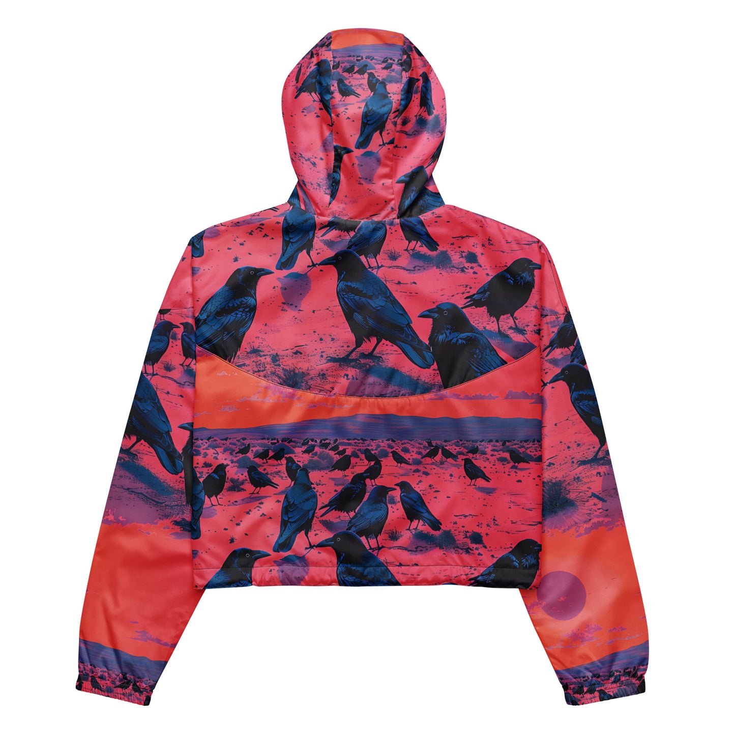 Sunset Crows Women’s cropped windbreaker