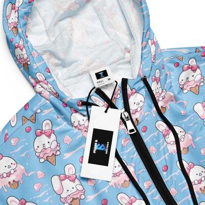 Ice Cream Bunnies Women’s cropped windbreaker