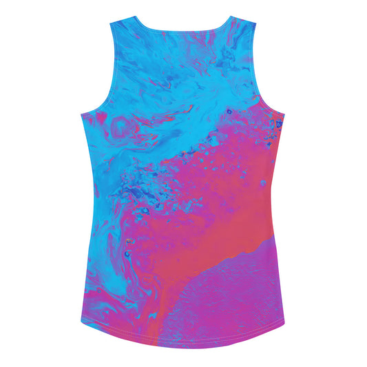 Neon Beach Sublimation Cut & Sew Tank Top