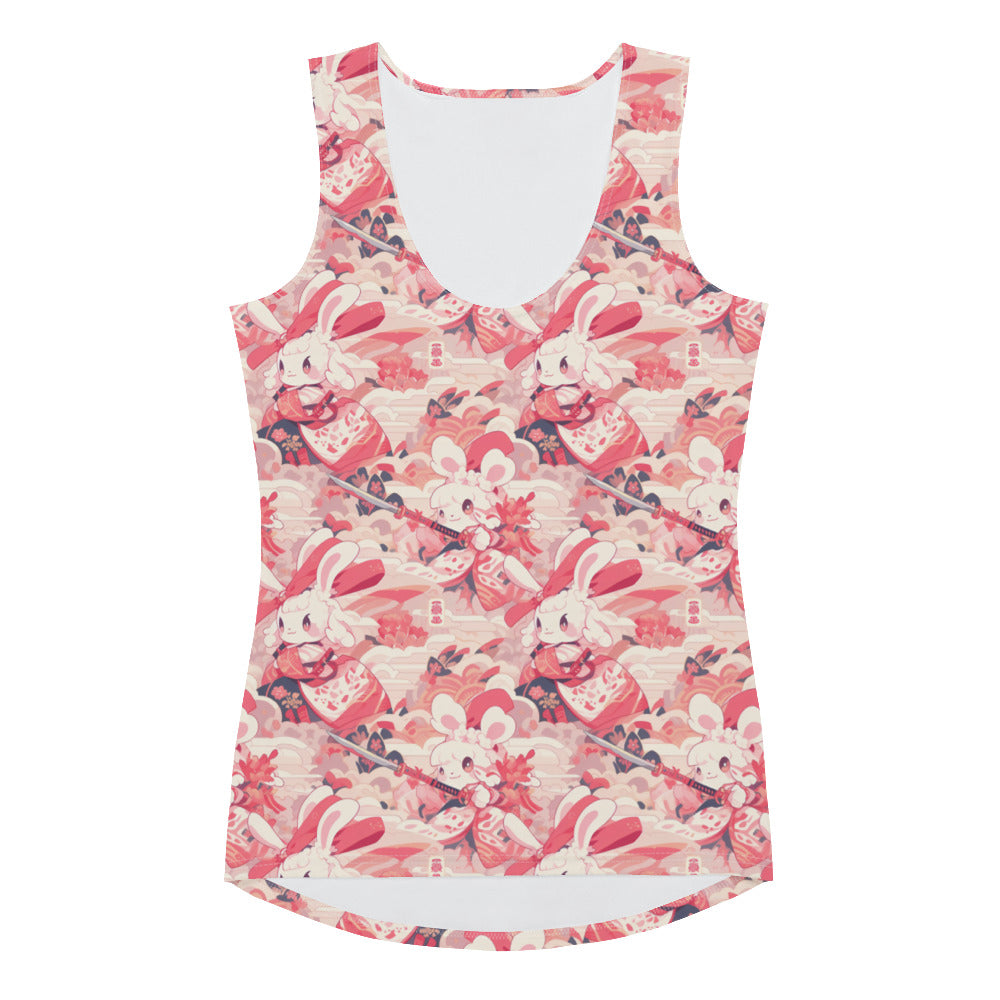 Samurai Manga Bunny Tank Top