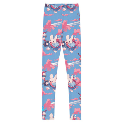 Samurai Bunny Rabbit Youth Leggings