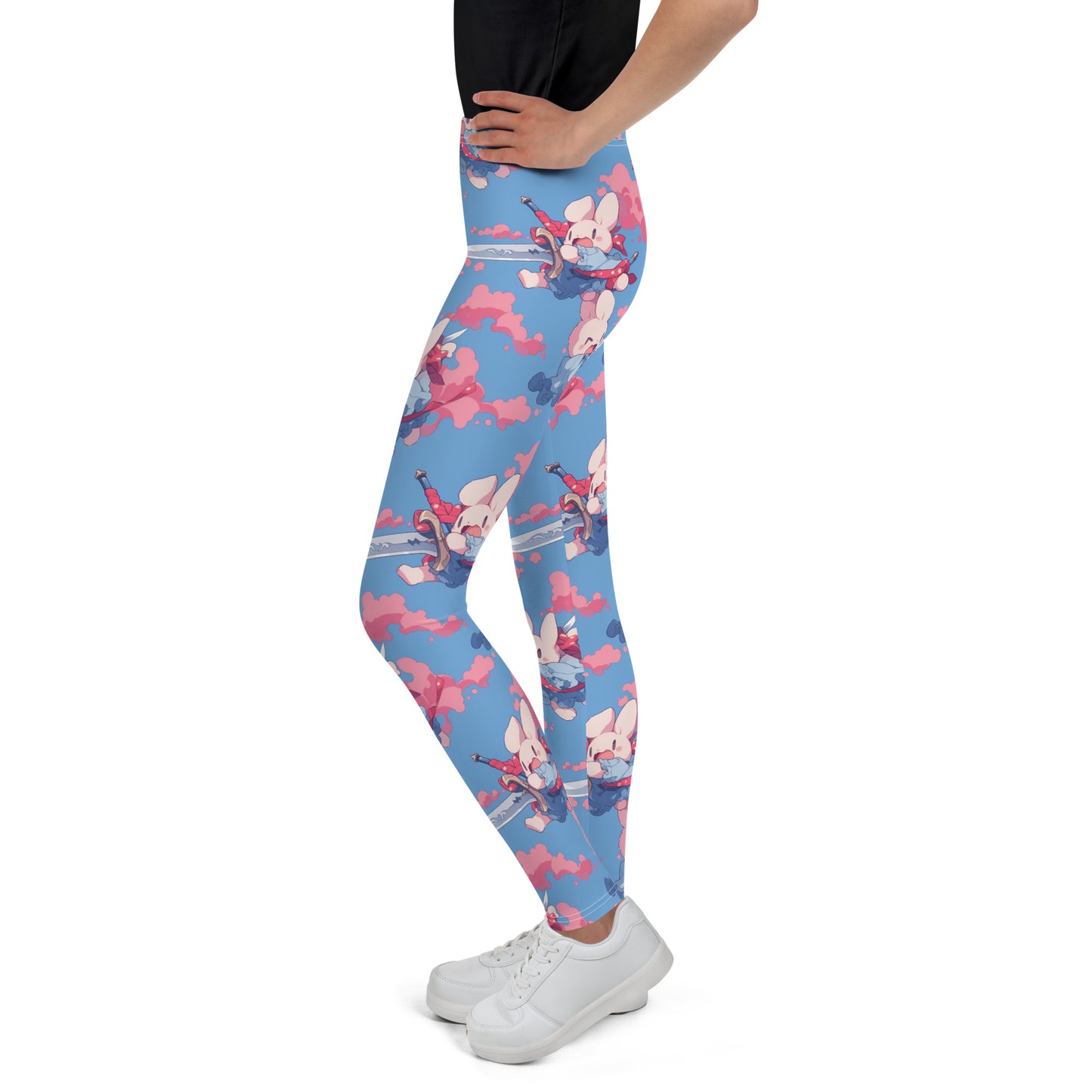 Samurai Bunny Rabbit Youth Leggings