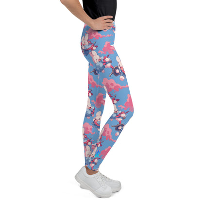 Samurai Bunny Rabbit Youth Leggings