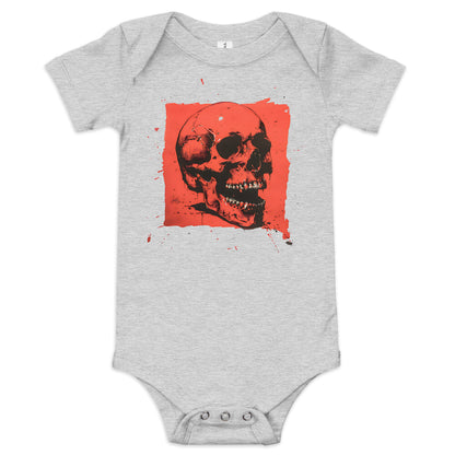 Red Skull Baby short sleeve one piece