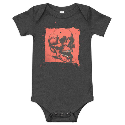 Red Skull Baby short sleeve one piece