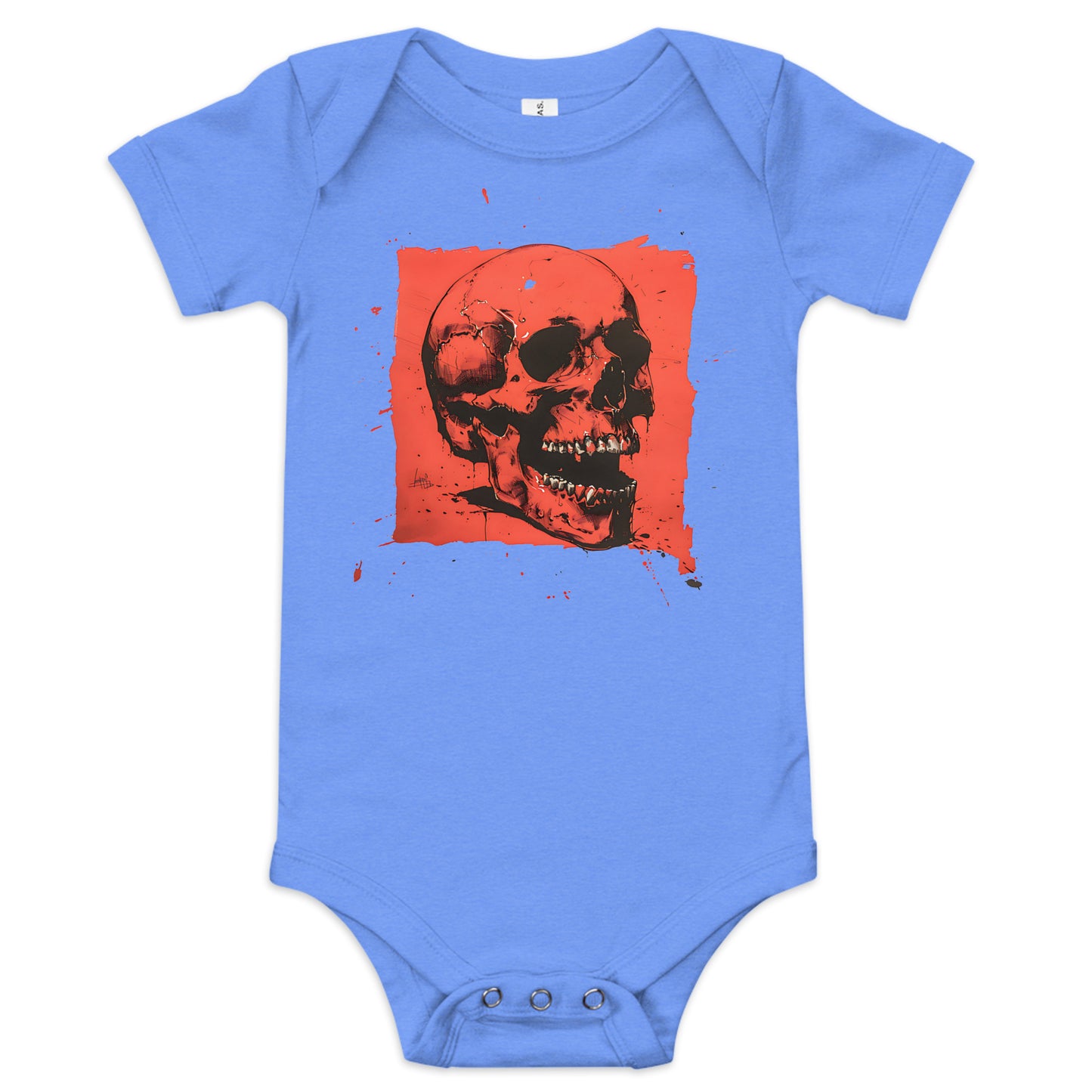 Red Skull Baby short sleeve one piece