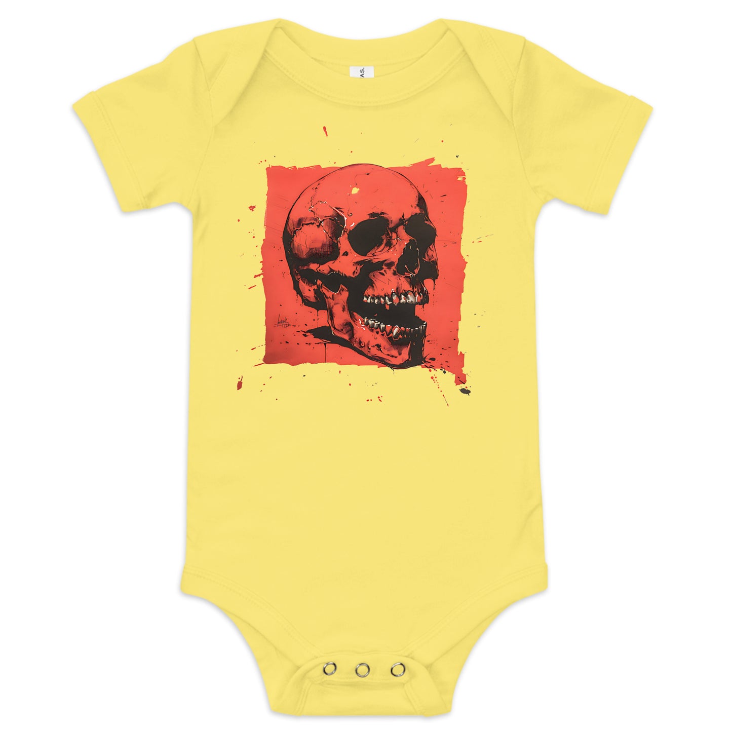 Red Skull Baby short sleeve one piece