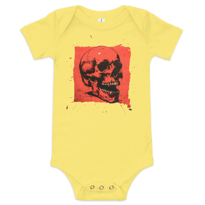 Red Skull Baby short sleeve one piece