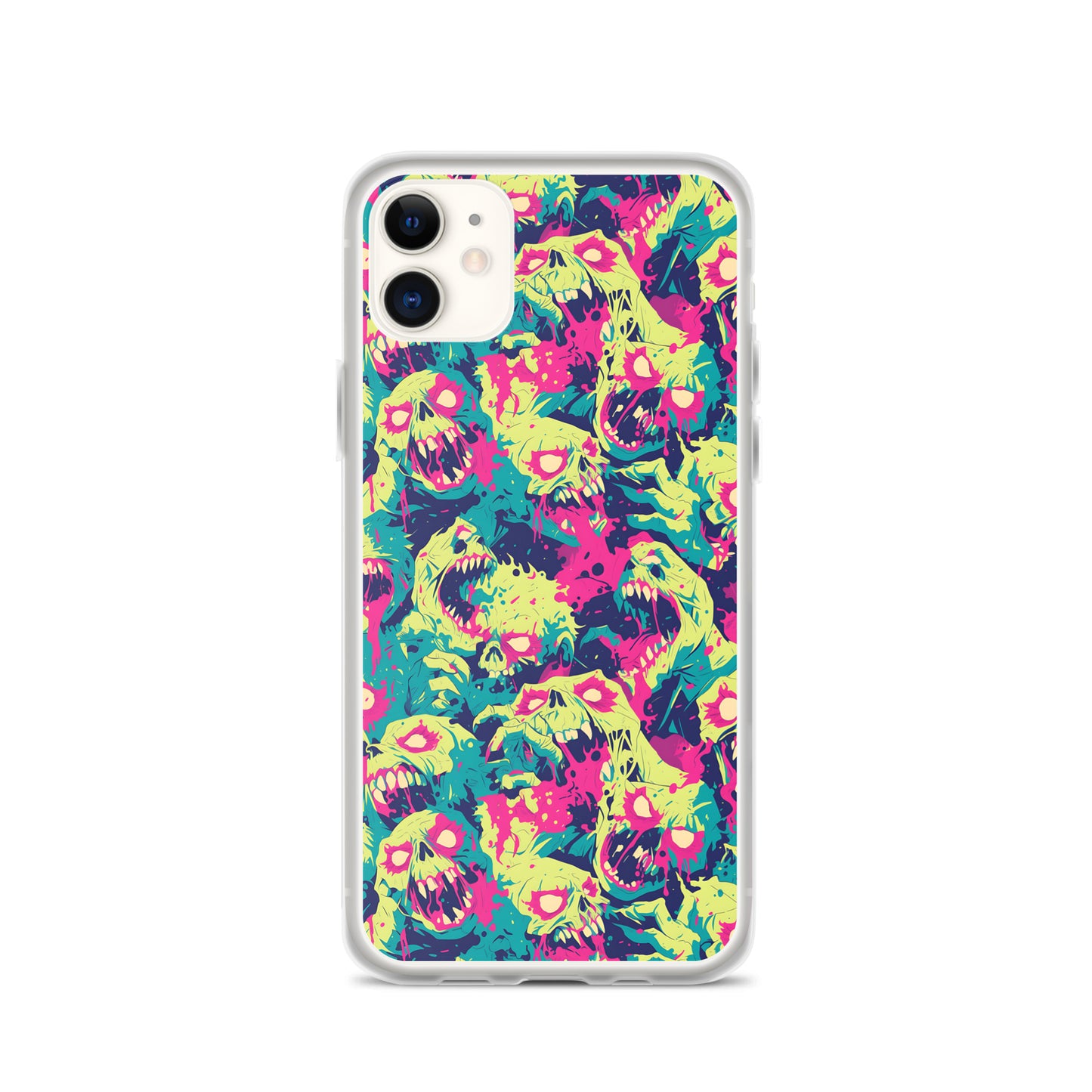 Cartoon Zombies Clear Case for iPhone®