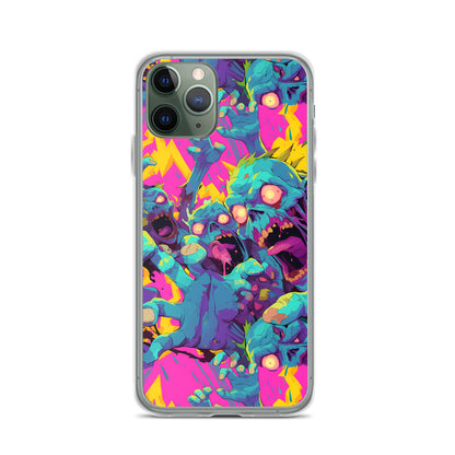 Cartoon Zombies Clear Case for iPhone®