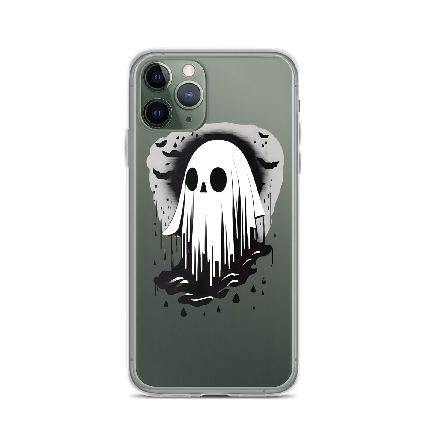 Cute Ghost Clear Case for iPhone®