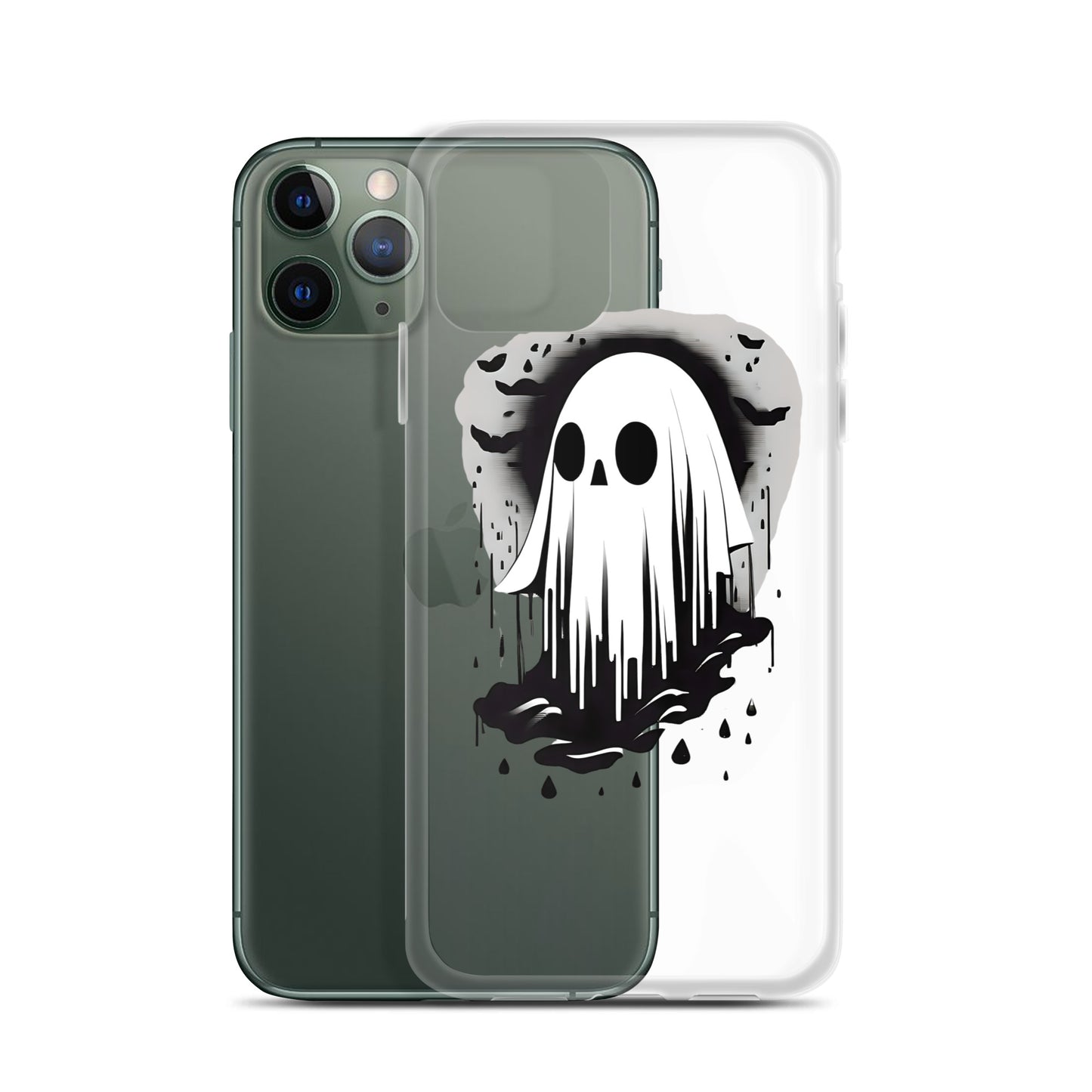 Cute Ghost Clear Case for iPhone®