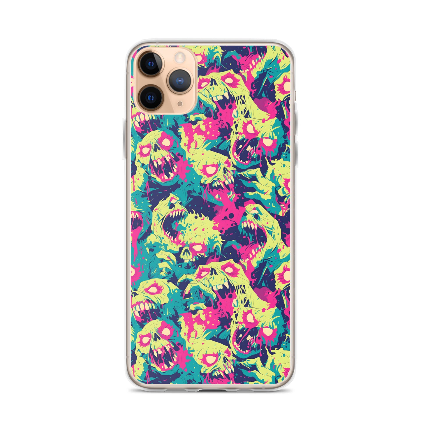 Cartoon Zombies Clear Case for iPhone®