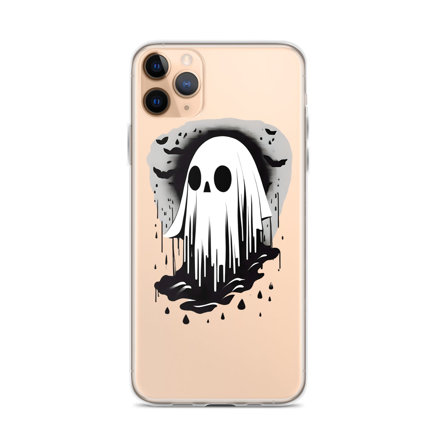 Cute Ghost Clear Case for iPhone®