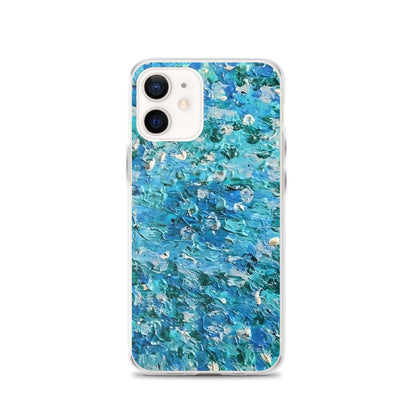 Abstract Blues Clear Case for iPhone® –  Free Delivery! Rock / Metal / Gothic / EDM / Clubwear - Alternative Apparel Only from Phase B Records.