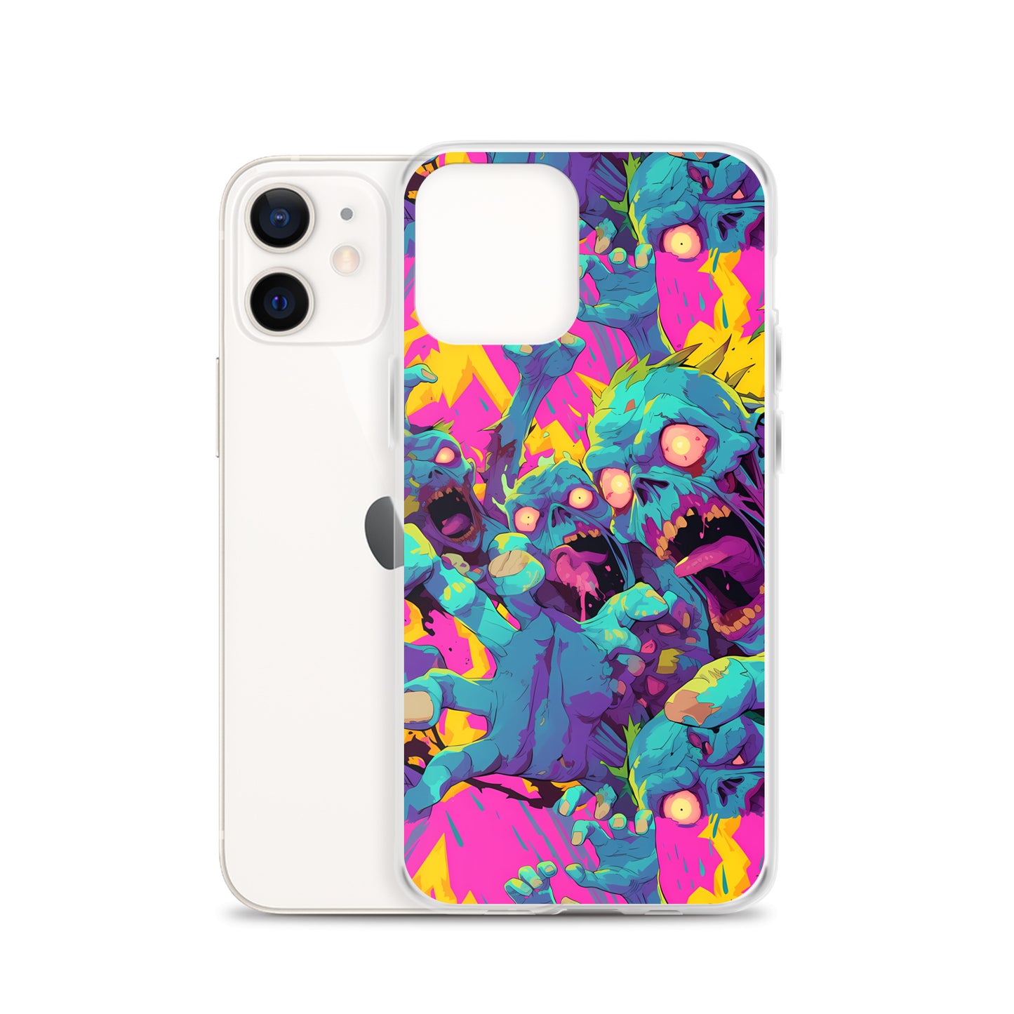 Cartoon Zombies Clear Case for iPhone®