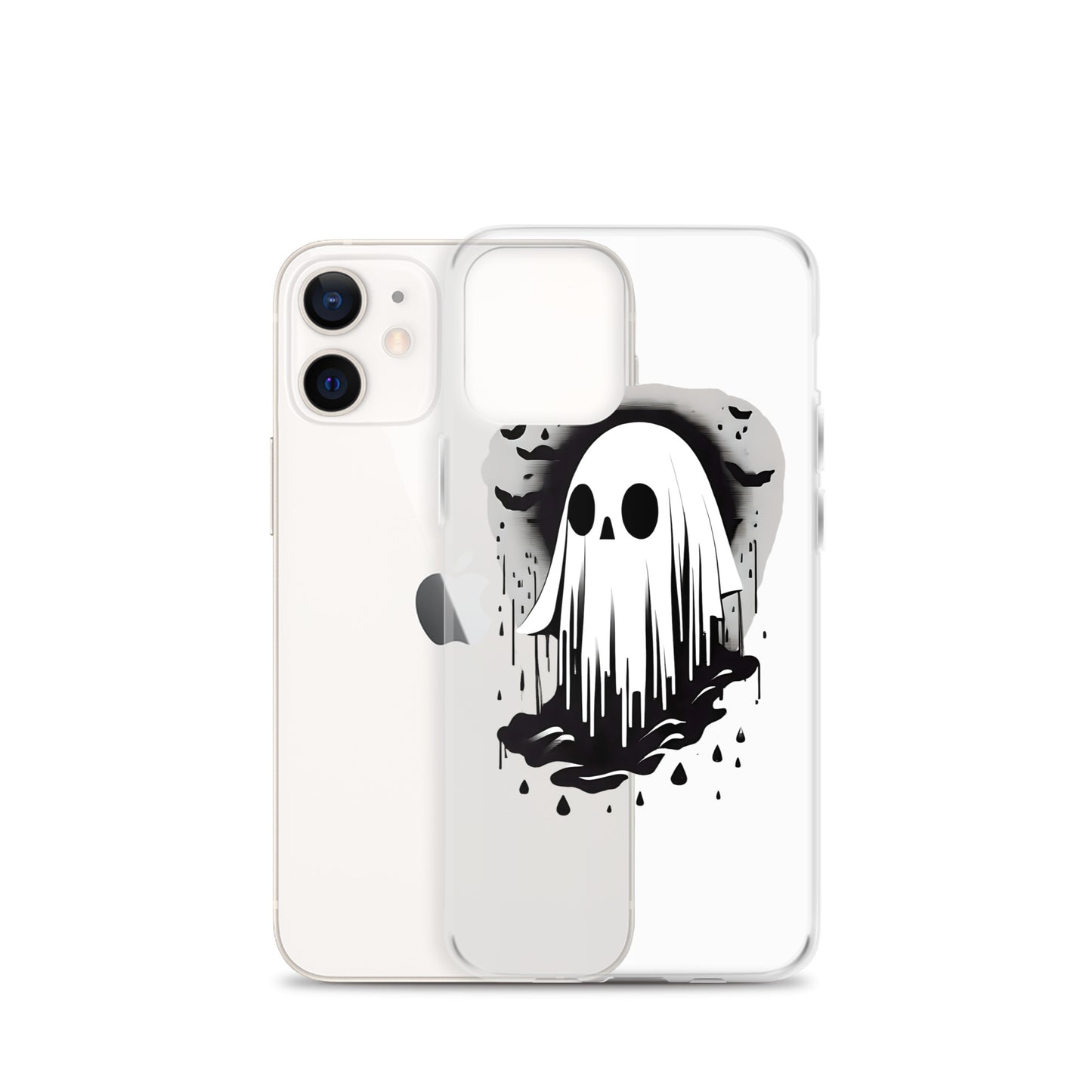 Cute Ghost Clear Case for iPhone®