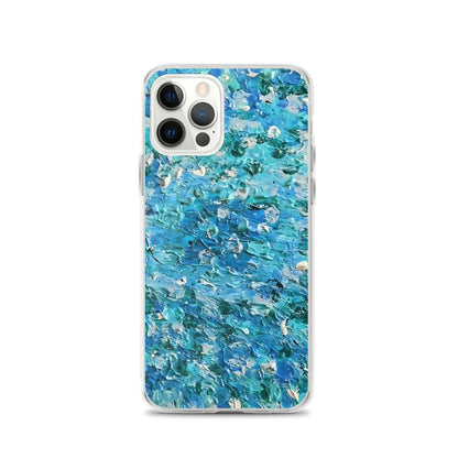 Abstract Blues Clear Case for iPhone® –  Free Delivery! Rock / Metal / Gothic / EDM / Clubwear - Alternative Apparel Only from Phase B Records.