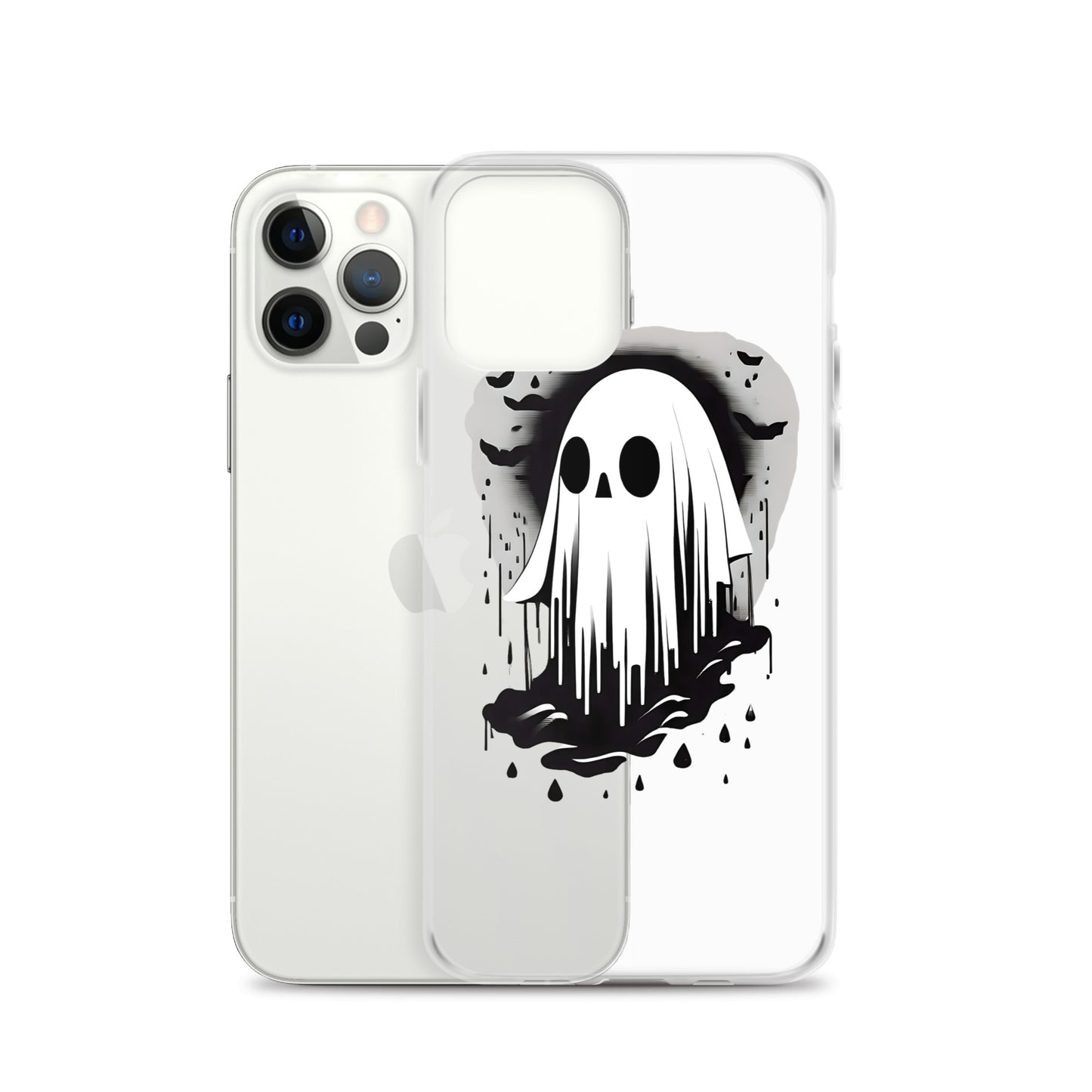 Cute Ghost Clear Case for iPhone®