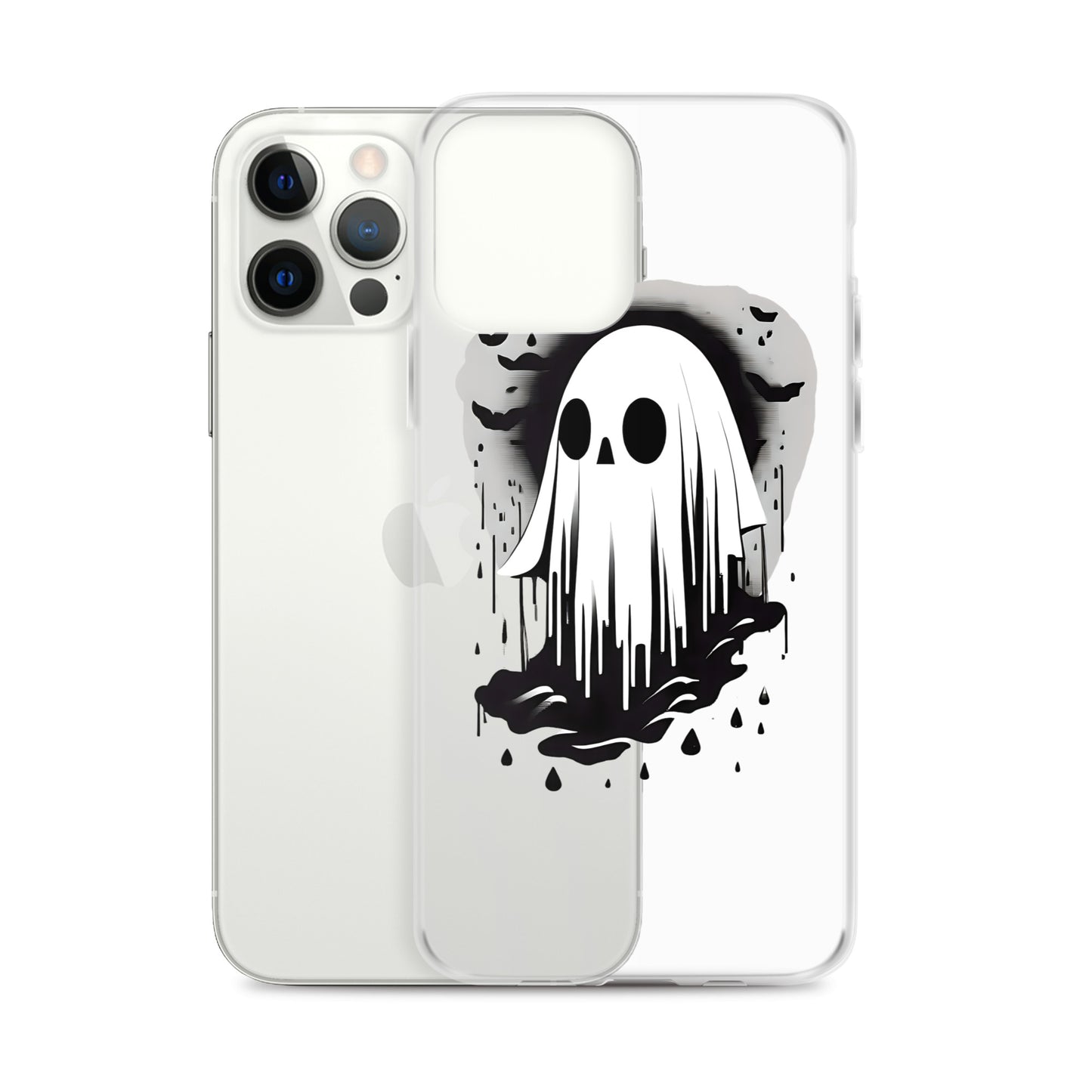 Cute Ghost Clear Case for iPhone®