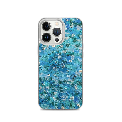 Abstract Blues Clear Case for iPhone® –  Free Delivery! Rock / Metal / Gothic / EDM / Clubwear - Alternative Apparel Only from Phase B Records.