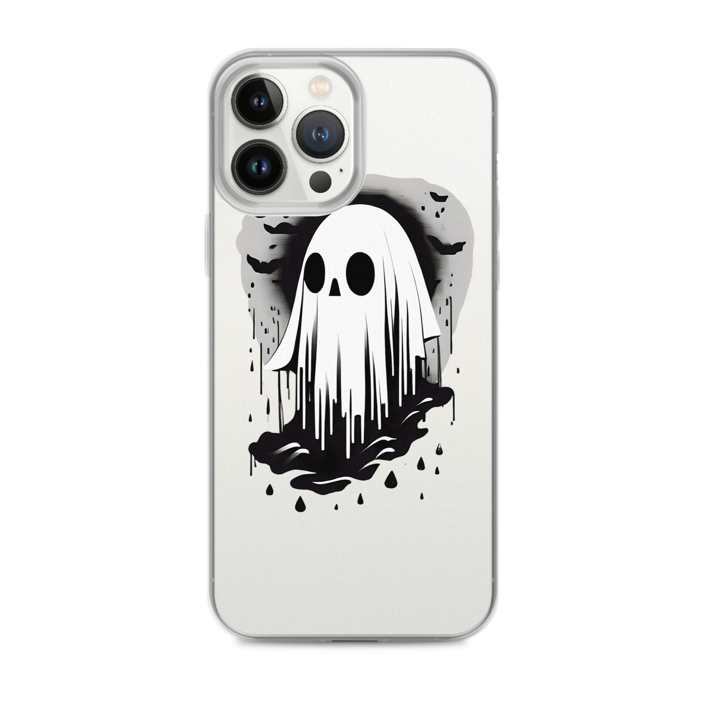 Cute Ghost Clear Case for iPhone®