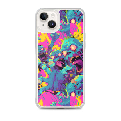 Cartoon Zombies Clear Case for iPhone®