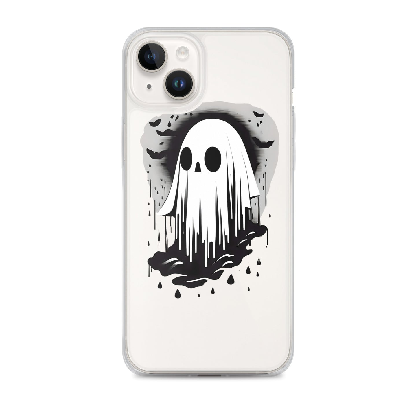 Cute Ghost Clear Case for iPhone®