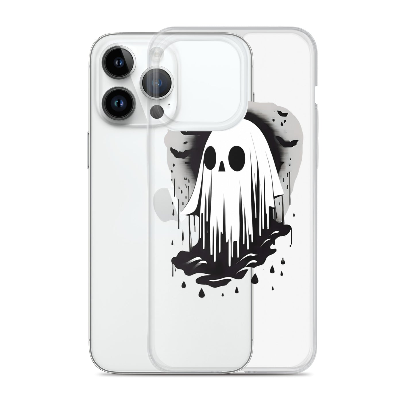 Cute Ghost Clear Case for iPhone®