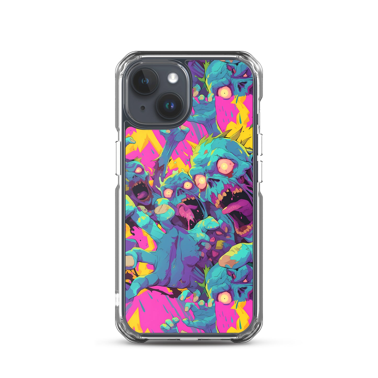 Cartoon Zombies Clear Case for iPhone®