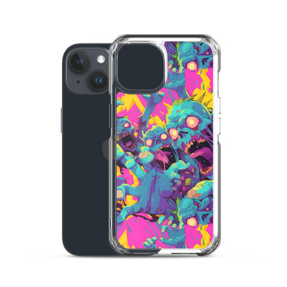 Cartoon Zombies Clear Case for iPhone®