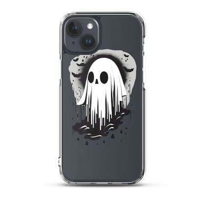 Cute Ghost Clear Case for iPhone®