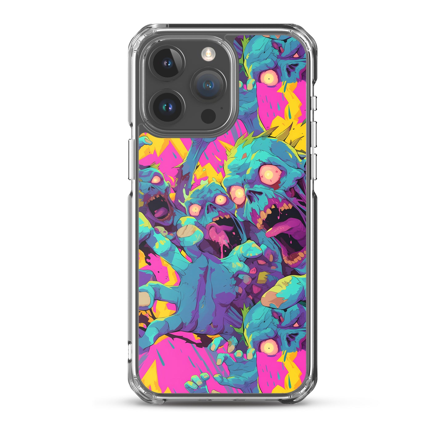 Cartoon Zombies Clear Case for iPhone®