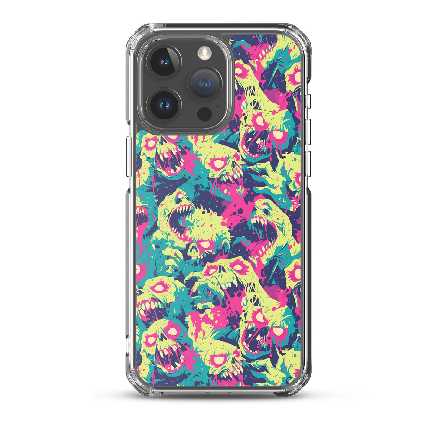 Cartoon Zombies Clear Case for iPhone®