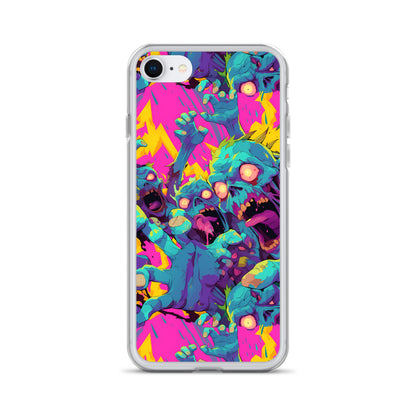 Cartoon Zombies Clear Case for iPhone®