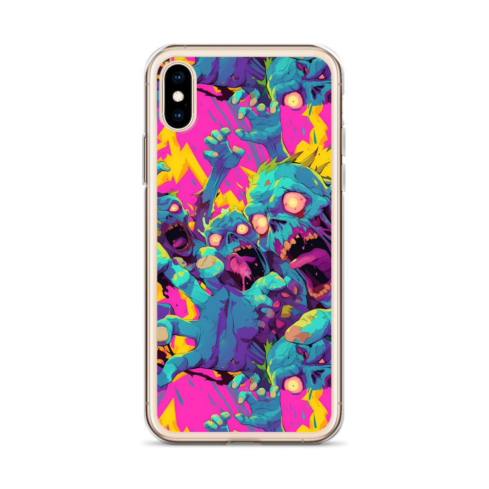 Cartoon Zombies Clear Case for iPhone®