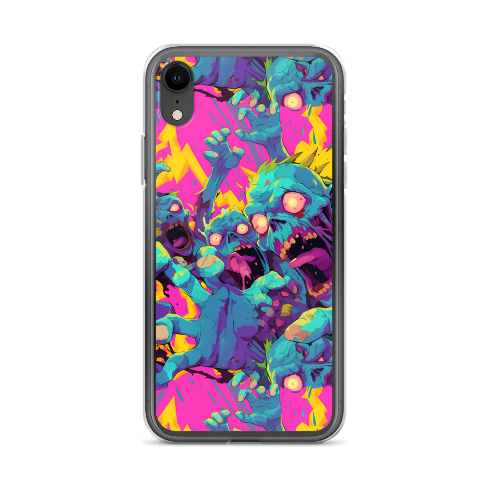 Cartoon Zombies Clear Case for iPhone®