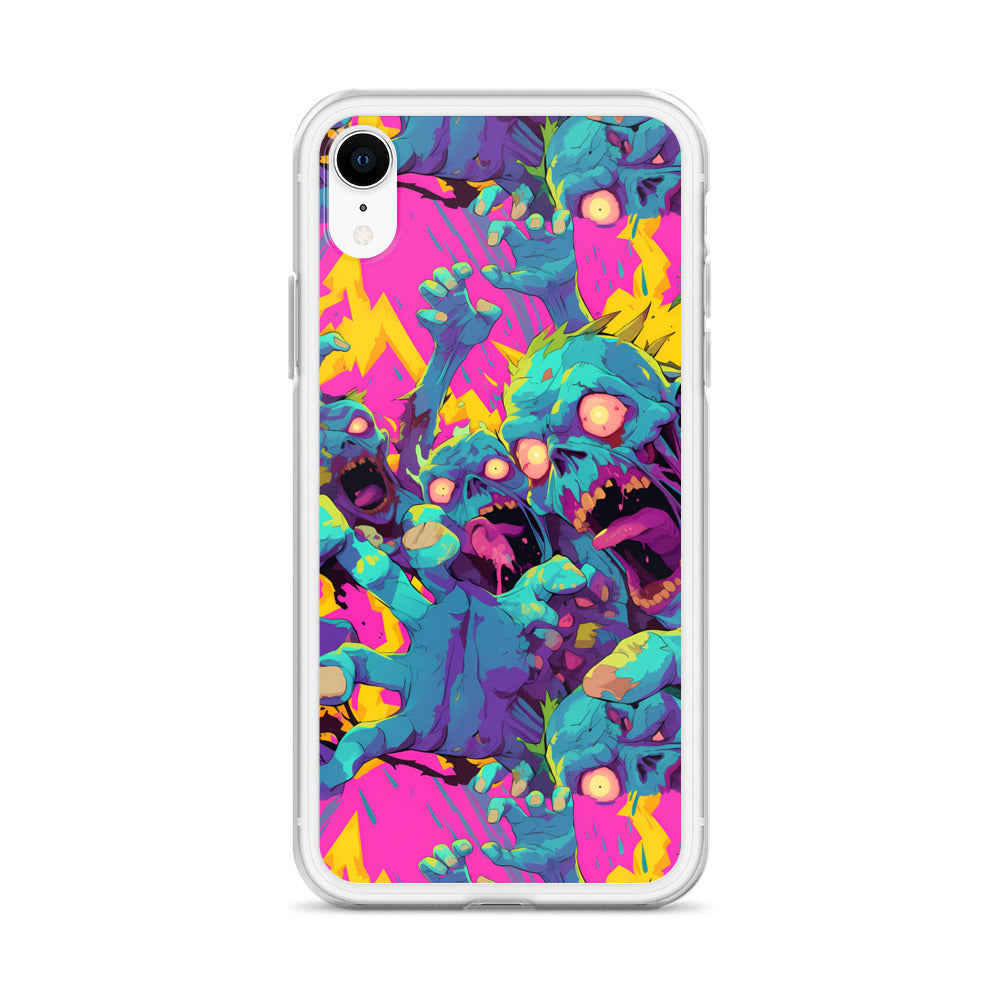 Cartoon Zombies Clear Case for iPhone®