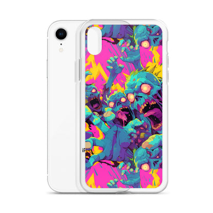 Cartoon Zombies Clear Case for iPhone®