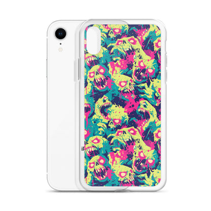 Cartoon Zombies Clear Case for iPhone®