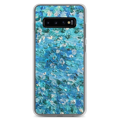 Abstract Blues Clear Case for Samsung® –  Free Delivery! Rock / Metal / Gothic / EDM / Clubwear - Alternative Apparel Only from Phase B Records.