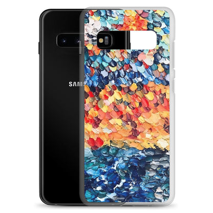 Abstract Beach Oils Art Clear Case for Samsung® –  Free Delivery! Rock / Metal / Gothic / EDM / Clubwear - Alternative Apparel Only from Phase B Records.
