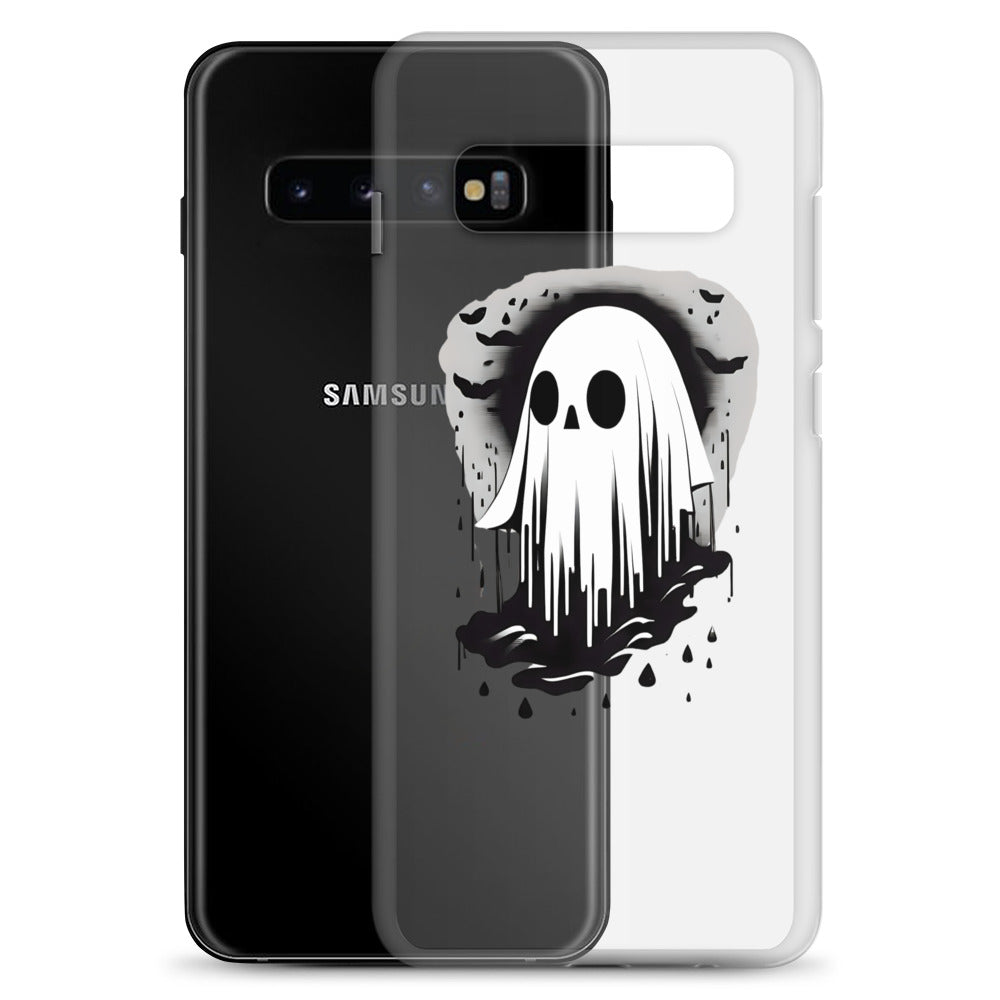 Cute Ghost Clear Case for Samsung®