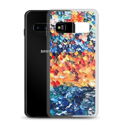 Abstract Beach Oils Art Clear Case for Samsung® –  Free Delivery! Rock / Metal / Gothic / EDM / Clubwear - Alternative Apparel Only from Phase B Records.