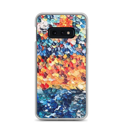 Abstract Beach Oils Art Clear Case for Samsung® –  Free Delivery! Rock / Metal / Gothic / EDM / Clubwear - Alternative Apparel Only from Phase B Records.