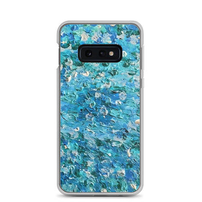 Abstract Blues Clear Case for Samsung® –  Free Delivery! Rock / Metal / Gothic / EDM / Clubwear - Alternative Apparel Only from Phase B Records.